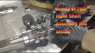 Honda VF750F - Assembling and Installing the Input Shaft - Pt 28