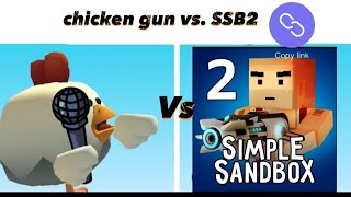 simple sandbox 2 vs chicken gun tall simple sandbox 2 new update 1.6.98 chicken gun vs SSB2