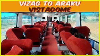 Journey to Araku Valley From Visakhapatnam In a Vistadom Coach of Kirandul Express