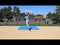 i did a 3 point line dunk