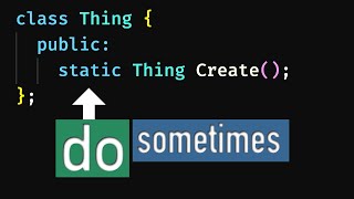Use static in classes (when needed) in modern C++