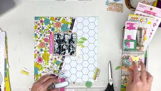 Scrapbook Process Video #120 - Welcome 2024 - Color Cast designs DT