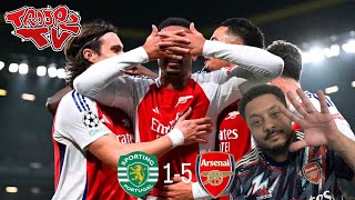 Sporting CP 1-5 Arsenal | Troopz Match Reaction | GABRIEL POCKETED GYOKERES!!