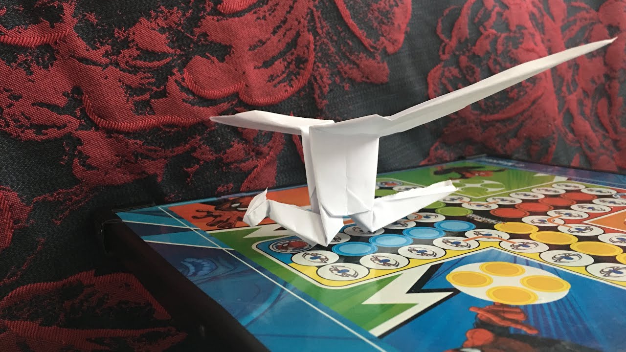 How To Make Simple Easy Origami Dragon Step By Step Youtube