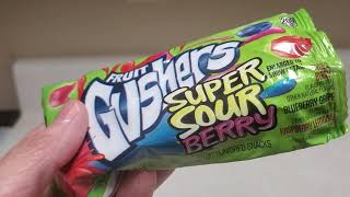 new? fruit gushers super sour berry