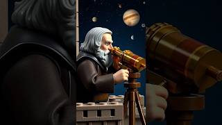 Galileo vs. the Universe: How One Man Defied the World and Won! 🔭🌌#shorts #history #viralvideo #lego