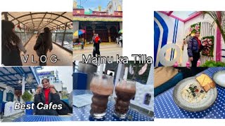 Exploring The Majnu Ka Tilla 😍Tibetan Street Food ||Laphing,Bobal,Best Korean Cafes ☕️