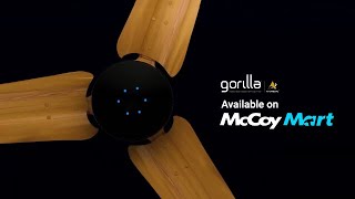 Atomberg Fan: Atomberg Gorilla Renesa Smart+ Ceiling Fan With BLDC Motor – McCoy Mart