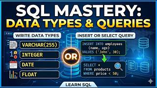 Master SQL Fast! Data Types + SELECT & INSERT Queries Explained