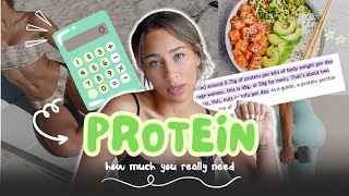 THE PROTEIN FORMULA 📝 why protein is important, how much you need... all your questions, answered 🤓