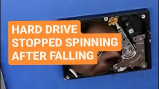 4TB hard drive stopped spinning after it fell, now makes buzzing noise - is data recovery possible?