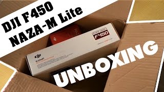 DJI F450 \u0026 NAZA-M Lite - UNBOXING (Part 1)