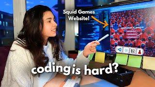 I Coded a REAL Squid Game Website from Scratch (Playable Games!) 🦑