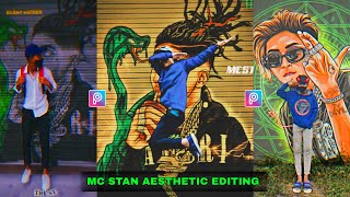 Mc Stan Background Photo Editing | Mc Stan Photo Editing Picsart | Aesthetic Photo Editing
