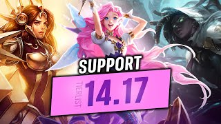 14.17 Support Tier List/Meta Analysis - League of Legends