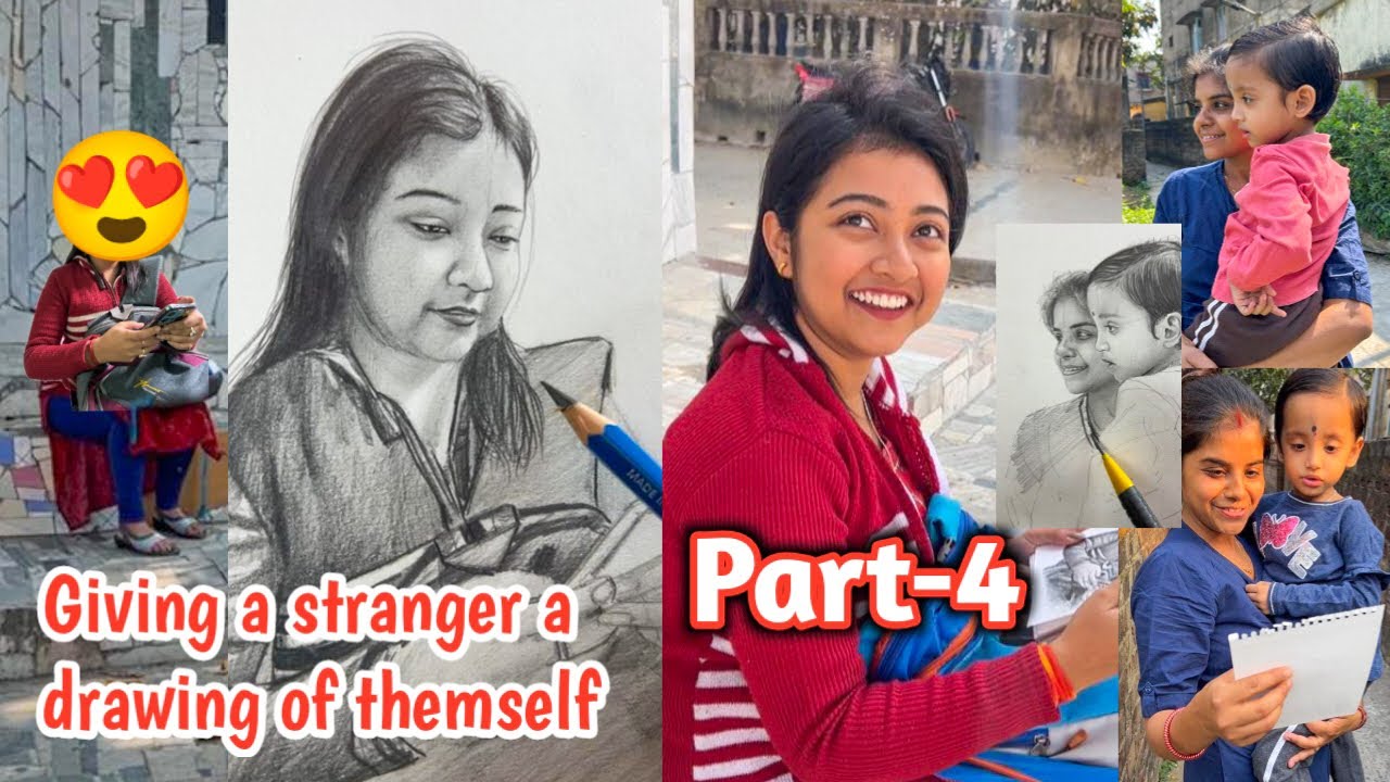 Drawing Strangers In India Very Realistically Part 4 Reactions