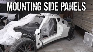 Budget Lotus Evora Pt 32 - Mounting Side Panels