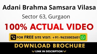 Adani Brahma Samsara Vilasa Gurgaon | Adani Brahma Samsara Vilasa Sector 63 | Location AV | Brochure