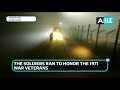 watch bsf soldiers run 180 kms in rajasthan to honor 1971 war veterans