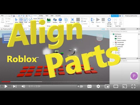 How To Align Parts (Roblox Studio Tutorial) By PrizeCP Extreme Simple ...