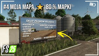 #4 MOJA MAPA ⭐ 80 % MAPKI 🚨Farming Simulator 25🚨