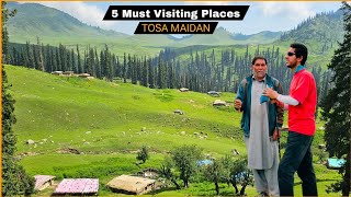 Tosa Maidan top 5 hidden places | 5 Must Visiting Places of kashmir