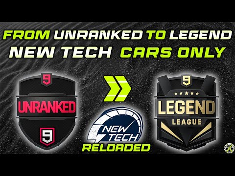 Asphalt 9 NEW TECH RELOADED cars ONLY From UNRANKED to LEGEND LEAGUE