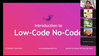 Introduction to Low Code No Code ( Webinar)