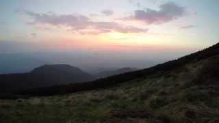 Sunset on Mount Pirin