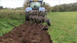 ploughing the maize field. part 1