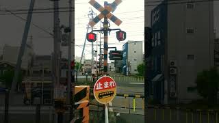 踏切カンカン 阪堺電車の踏切 #railroadcrossing