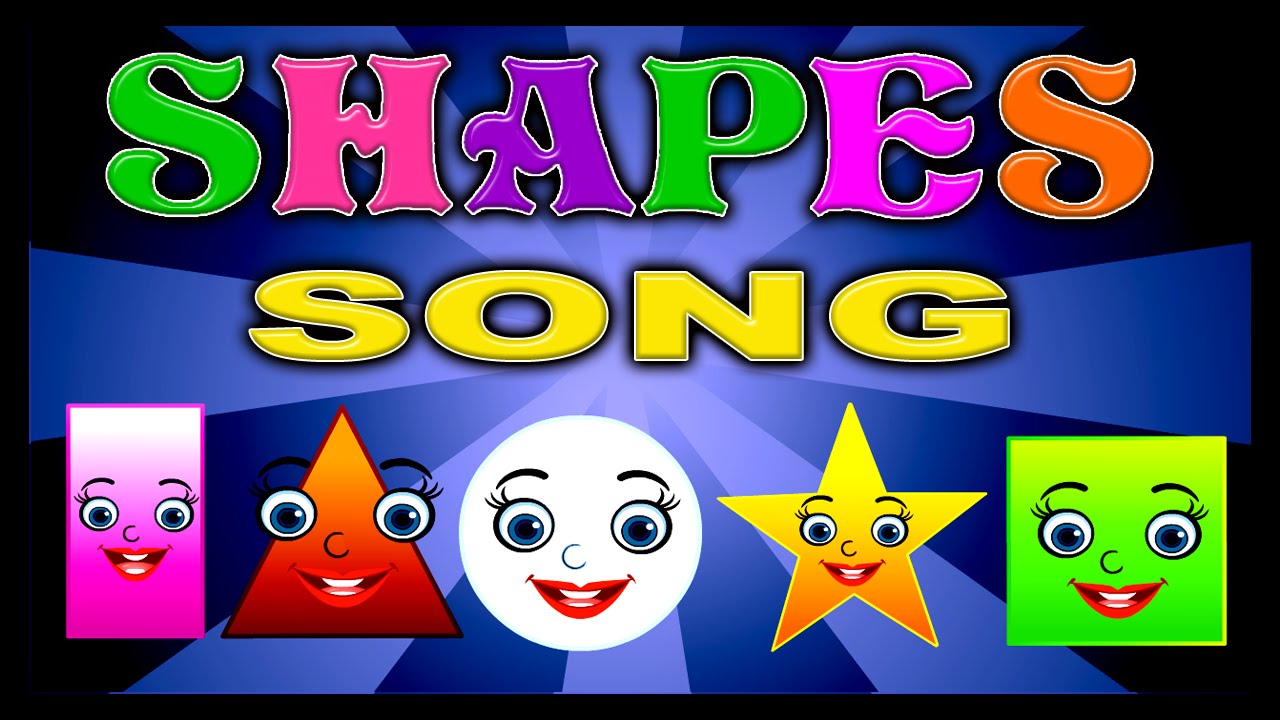 Shapes Song For Kids Preschool Toddlers & Babies | Nursery Rhymes ...