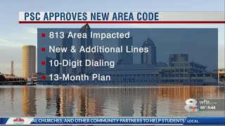 PSC approves new area code for Tampa