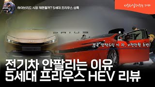 엔진 심장 리뷰! 5세대 프리우스 하이브리드..전기차 킬러 최전방 공격수 잘 팔릴까?