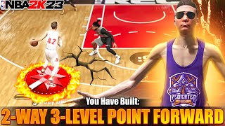 This 6' 10" Point Forward is UNGUARDABLE in NBA 2K23! Best Build for SEASON 3 of NBA 2K23!
