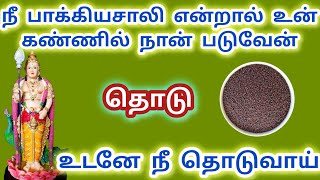 நீ பாக்கியசாலி என்றால் உன் கண்ணில் படுவேன் உடனே நீ தொடுவாய் 🌟 நான் உன் முருகன்