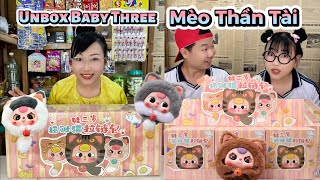 Đập Hộp Set Baby Three Mèo Thần Tài Được Mắt Siêu Đẹp