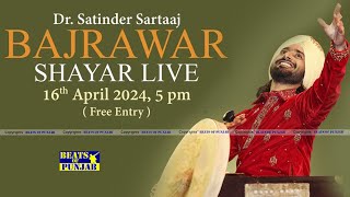 Shayar Satinder Sartaaj Live At Vill. Bajrawar , Hoshiarpur || 16 April 2024 | Beats Of Punjab