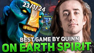 BEST GAME by QUINN on EARTH SPIRIT MID in HIGH MMR!