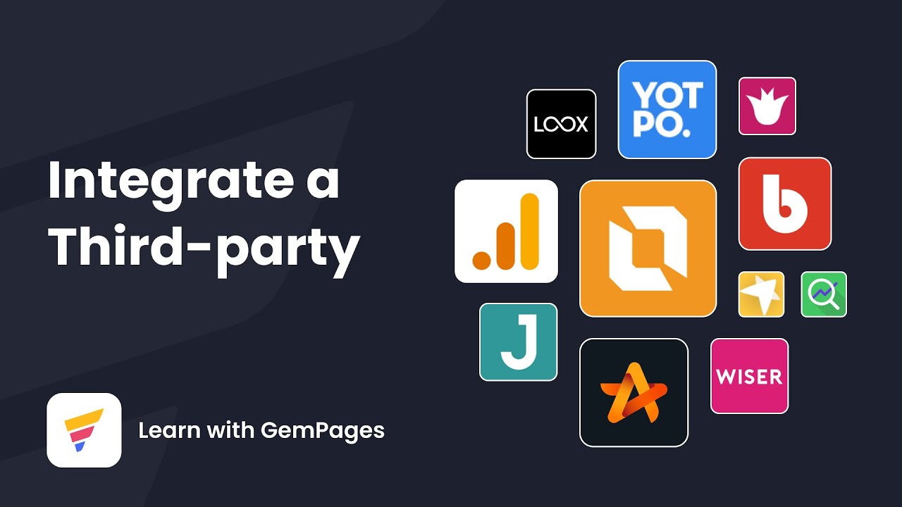 Gempages V6 How To Integrate A Third Party App Gempages Tutorial