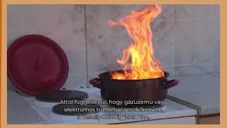 ❓Hogyan (ne) oltsuk a kigyulladt étolajat? 🔥