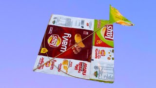 DIY How To Make Lays Pack Kite by Kites'Season