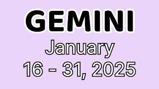 Gemini: ITO ANG HINDI MO ALAM TUNGKOL SA TAONG ‘TO! January 16 - 31, 2025 Tarot Horoscope Kapalaran