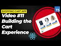 ShoppingCart - Creating Cart Experience - React + TypeScript