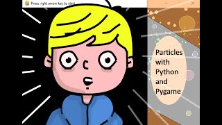 Particles effect in videogames with Python