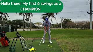 CHAMPION Golf. 1st 50 and over swings