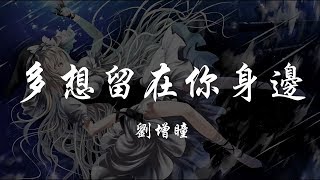 劉增瞳 - 多想留在你身邊 『320K高音質MV』【動態歌詞Lyrics】