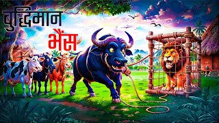 बुद्धिमान भैंस | बुद्धिमान भैंसा | BUDDHIMAN BHAINS | HINDIKAHANIYA | COMEDY FUNNY STORIES