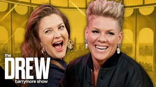 P!NK Gives Drew Barrymore Heartfelt Parenting Advice | The Drew Barrymore Show
