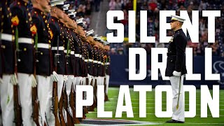 U.S. Marine Corps Silent Drill Platoon Performs at Halftime | Texans vs. Jets